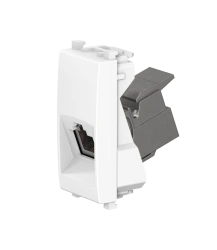 CADUCEUS ALING Experience flush-mounted telephone socket RJ12 6P4C cat.3, 1M, white, art. 74211.0
