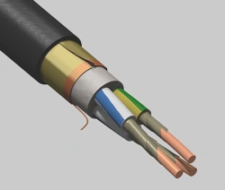 Flexible power cable KGVEVng(A)-FRLSLTx for rated voltage 0,66 kV