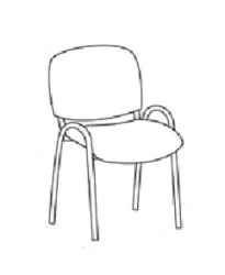 Metal chair RM 10/01