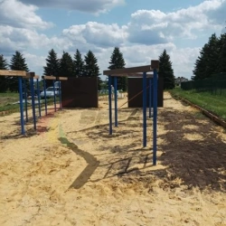 Obstacle course element Collapsed bridge