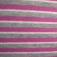 Mixed ribana printed knitted fabric 50% cotton, 50% polyester
