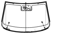 00479LFW00009 / 5206605XST10A / Windscreen Glass Assembly / WINDSHIELD ASSY, FR