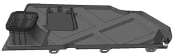 Passenger lower trim assembly 9680933781