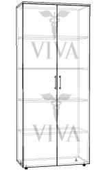 Closed wide cupboard