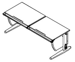 Universal transformable table of model SUT.19