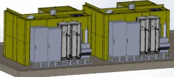 Installation of plasma spraying of metallic and non-metallic coatings, mod. PSC 50/100.
