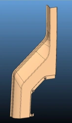 6299-401P-6001020 Left panelling of section A