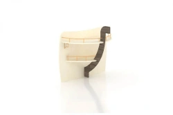 Calypso LD.509170.000 Small bedside shelf (Sonome H dark/Strikhlak )