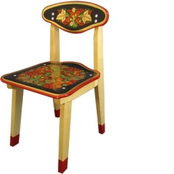 Children's chair with Khokhloma painting 500?300?280?? (1 ?.?.) art.79450000000