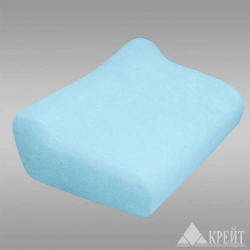 Orthopaedic head pillow with "C" shaped roll - "Kreut".