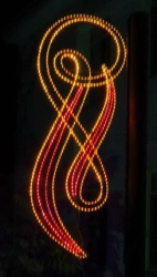LED console (LED panel) "Autograph" - decorative street lamp on brackets (modifications 220V, 24V, 12V)