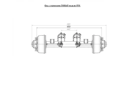 Tonar model 9591 axle unit