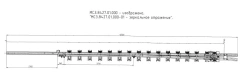 Frame rail with shank of P65 type 1/9 (project MSZ.8427.01.000/-01)