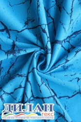 Cotton knitted fabric (100% cotton) smooth-dyed, printed: lacoste