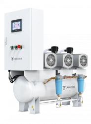 Vacuum station CADUCEUS MiniVAC 3/10, 3*0.37 kW, 10 m3/hour, 150 MPa