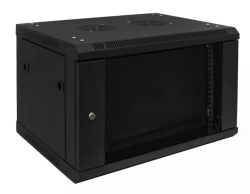 Telecommunication wall cupboard 9U, 600x600x500 (WxHxH), article number SNR-TWC-9-SF-R-BD