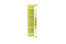 Art Nouveau type 1 LD.520080.000 Shelf unit (White/Lime )