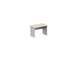 Desk Easy Standard (dark oak/grey, 1200x600x740 mm)