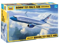 Assembled model "Airliner Boeing 737-700/C40B"