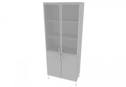 Cabinet on MK with glass for storing labware 800x420x1950mm (WxHxH)