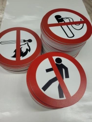Sphere safety signs