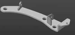Coupling bracket upper