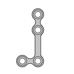 Reconstructive plate (mini) long L-shaped plate