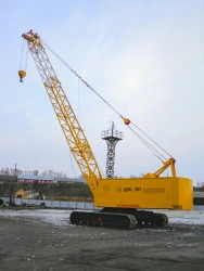 Diesel-electric diesel-electric DEK-251 self-propelled crawler boom crane (with use of 251.17.00.000 cab and engines manufacture