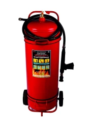 Air-emulsion mobile pumping fire extinguisher OVE-100(s)-AVSE-01