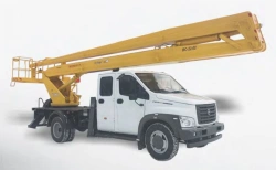 Hydraulic hoist model VS-22.02 on chassis GAZ-C42R33, GAZ-C42R36