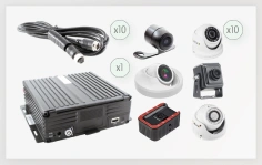 Transport video surveillance system CARVIS 10-channel (online)