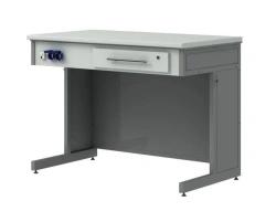 Demonstration table for metal equipment