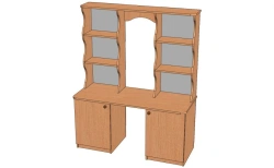 Shelving unit "Book Corner". Model: UK