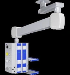 Medical gas and power supply consoles KPM-AMS, design variant: ceiling with the number of gas valves from 0 to