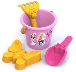 Sand set BARBIE ?1 (scoop, rake, bucket, mould "Butterfly")