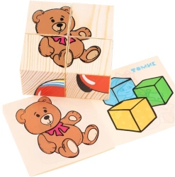 Cubes "Pattern Pattern" "Toys" (4 pieces) Article 3333-3