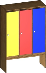 Children's household wooden furniture, "DSK-Mebel" brand. Children's wardrobe.