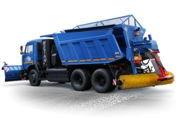 Combined ED 405AG road machine on the basis of KAMAZ 65115-37 vehicle