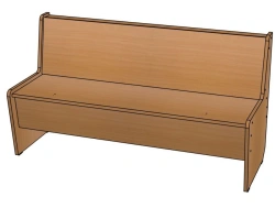 Sofa ''Malvina'' No.1 (wood) H300/ NM02