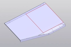 Side trim lower right 320455-04-5401234-10
