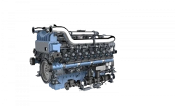 Industrial gas piston engine 16M33G6N0/5