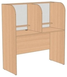 Pupil's table for language laboratory 2-seater SLG2