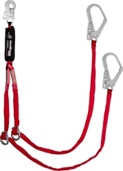 Double non-adjustable belt sling with shock absorber "aA22 Enrg", article number vnt aA22 Enrg