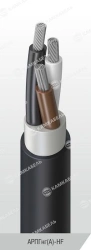 Power cable of EPRon® type with aluminium conductors, insulation made of ethylene propylene rubber for voltage 0,66, 1 kV of ARP