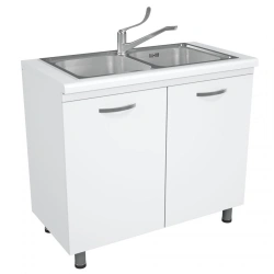 Medical cabinet with shelves under the sink, in versions: TMM-1.0; TMM-2.0