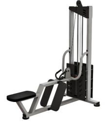 Horizontal pulling weightlifting machine