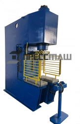 Hydraulic press P6328B with 63 tonnes of force, single rack with individual drive