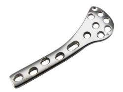 Distal lateral femoral plate with RS