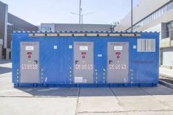 Unit-complete power supply devices of BKES-CHE type with capacity not more than 375 kVA, version 200