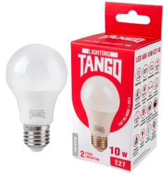 LED Lamp 10W E27 A60 4000K 220V (TANGO LED A60-10W-E27-W) TANGO RUSSIA